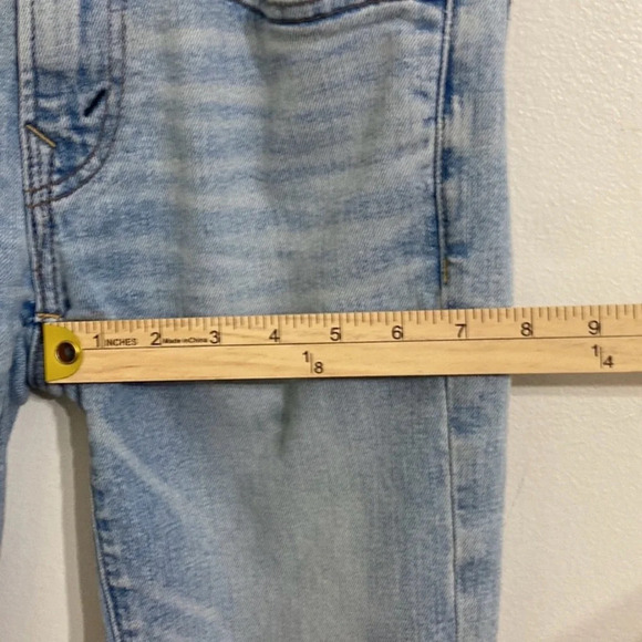 American Eagle Jeans Men 28x30 Light Wash Airflex Temp Tech Denim Stained Grunge - Picture 12 of 16